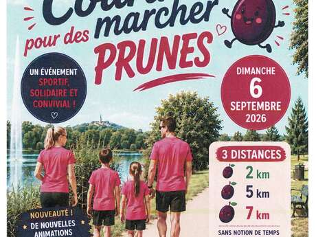 Courir ou marcher pour des Prunes