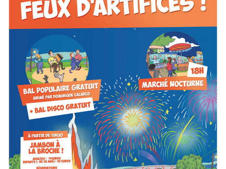 Jambon à la broche et Feux d'artifice