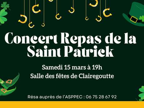 Repas concert de la Saint Patrick