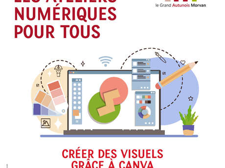 Atelier numérique : Créer des visuels grâce à Canva (invitations, cartes d’anniversaires, …)