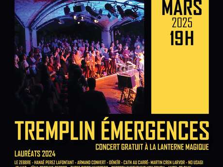 Concert des talents du Tremplin Emergences