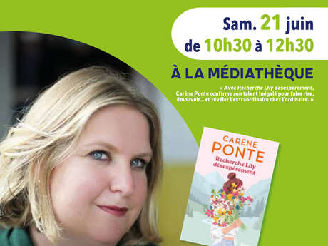 Rencontre-dédicace avec Carène Ponte