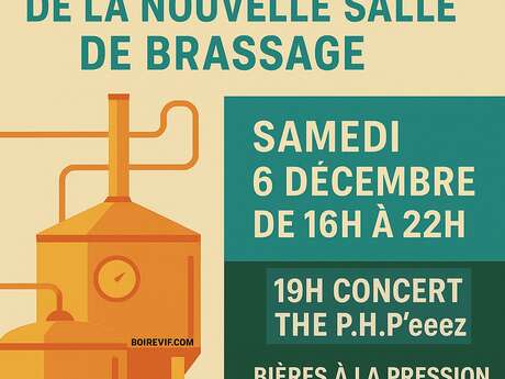 Visite et concert à la brasserie ViF