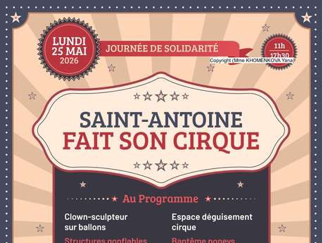 Saint Antoine fait son Cirque