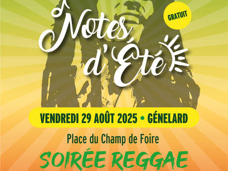 Notes d'Été - Soirée reggae Tribute à Bob Marley