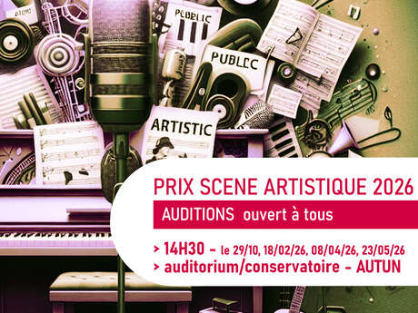 Audition - Prix Scène Artistique 2026