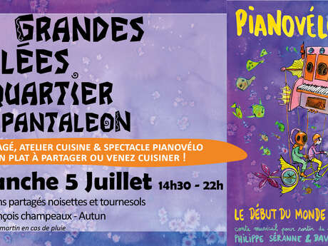 Spectacle Piano-vélo + Grande tablée de quartier