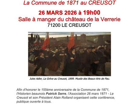 Conférence sur la Commune de 1871 au Creusot