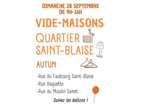 Vide-maisons, quartier Saint-Blaise