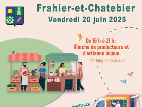 Marché de producteurs et artisans locaux à Frahier