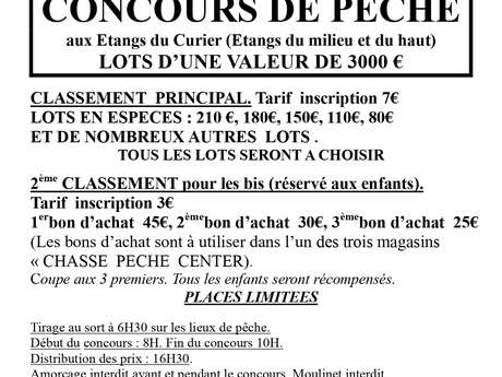 Concours de pêche