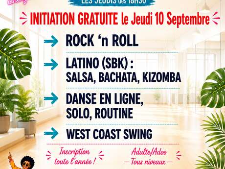 Portes ouvertes : visites des locaux ,renseignements, initiations gratuites