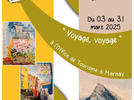 Exposition aquarelles et carnets de voyages