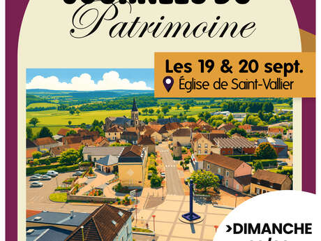 Journées européennes du patrimoine : église de Saint-Vallier