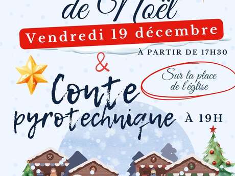 Marché de Noël et conte pyrotechnique
