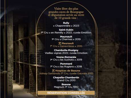 Caves Patriarche Père & Fils - 165ème VENTE DES VINS - Le Caveau des 10 ans