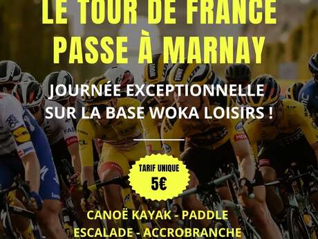 Journée Tour de France à la base Woka