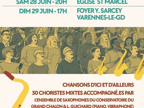 Concerts d'été 2025 chorale saône mélodie