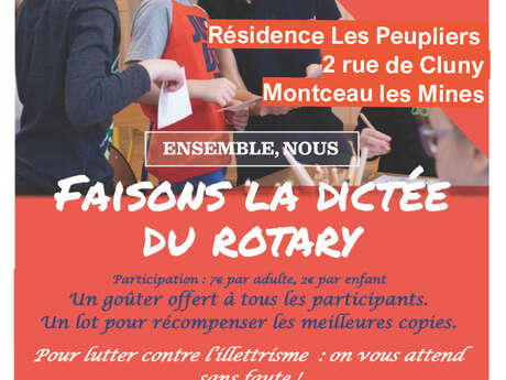 Faisons la dictée du Rotary