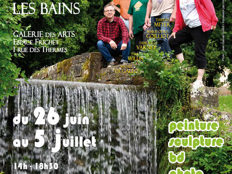 Exposition peinture sculpture BD photo