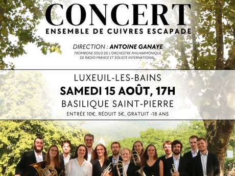 Concert "Danses et Cérémonies" - Ensemble de cuivres Escapade