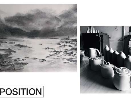 Exposition de peintures et dessins "PAYSAGES INCONNUS"