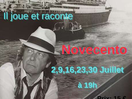 Jean-Claude COTTIER et son piano... en croisière...