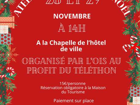 Atelier couronnes de Noël