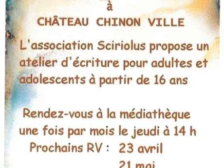 Atelier d'écriture imaginative