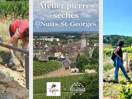 Atelier mur en pierres sèches