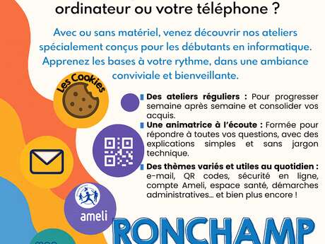 Ateliers informatiques gratuits