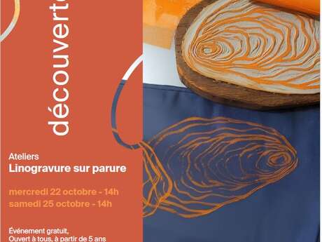 Atelier Linogravure sur parure