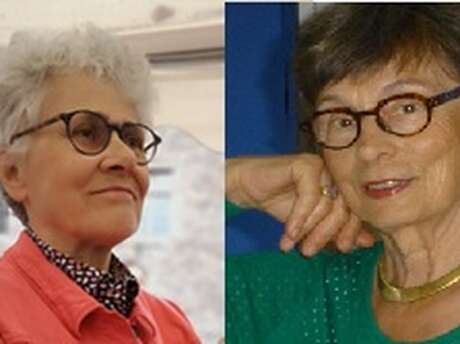 Conversation littéraire entre Gisèle Bienne et Colette Camelin à Bibracte