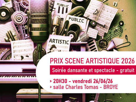 Prix scène artistique 2026