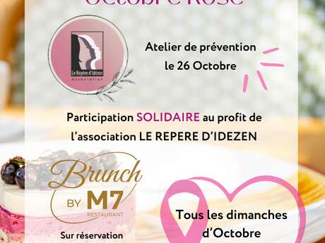 Brunch gourmand et solidaire Octobre Rose