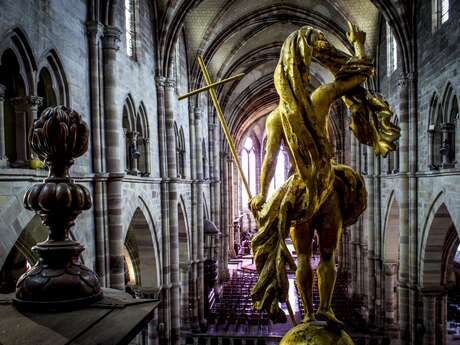 Visite de la basilique St-Pierre St-Paul et atelier construction
