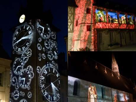 Beaune by night