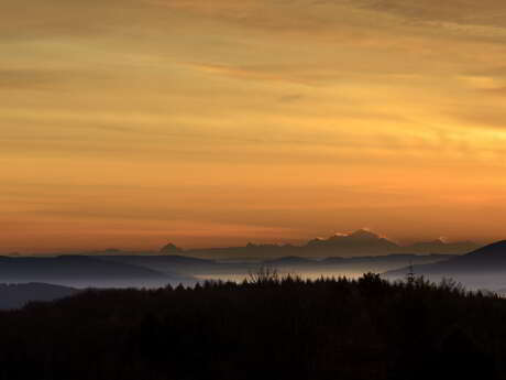 Randonnée crépusculaire accompagnée à Bibracte