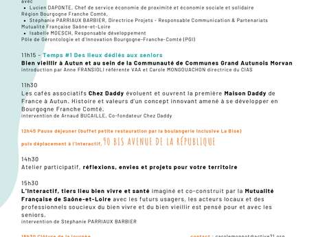 Journée Thématique Bien vieillir en Bourgogne Franche-Comté