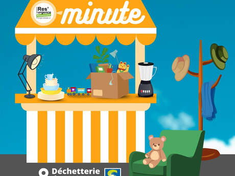 Dépose-minute à la déchetterie