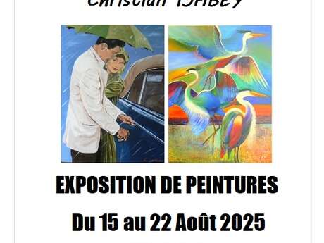 Exposition aux voutes Mireille et Christian Isabey