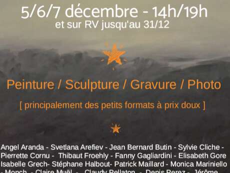Galerie l'Orangerie - Exposition collective de Noël