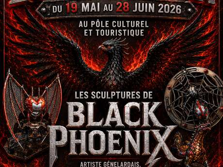 Exposition des sculptures de Black Phoenix.