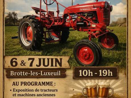 Exposition de matériel agricole ancien