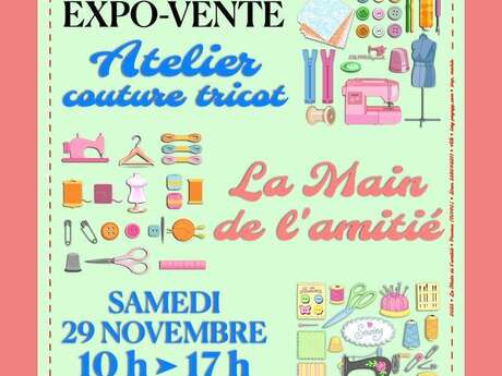 Expo-vente Atelier couture et tricot - La Main de l'Amitié