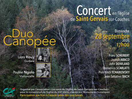 Duo Canopée : Pauline Ngolo au violoncelle et Laura Rouy à la guitare