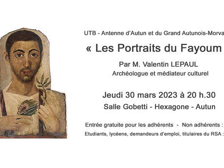 Conférence - Les "portraits du Fayoum", par Valentin Lepaul, archéologue, médiateur culturel