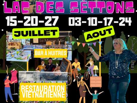 Marchés nocturnes au lac des settons