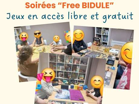 Soirée jeux libres - Monsieur Bidule
