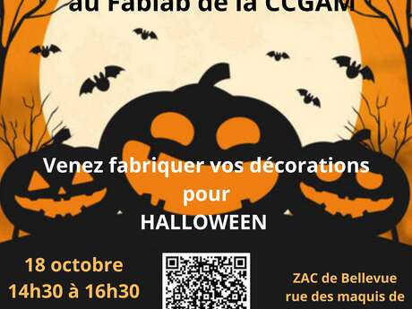 Atelier créatif Halloween au Fablab de Bellevue